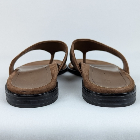Vionic Agave Sandal Suede Thong Comfort Toe Post Monks Robe Brown 10 EU41 NWOB - Picture 9 of 13